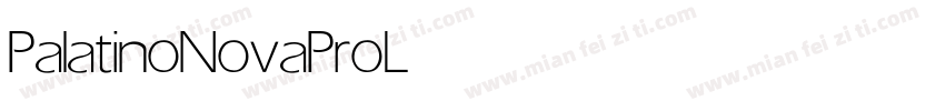 PalatinoNovaPro Light字体转换